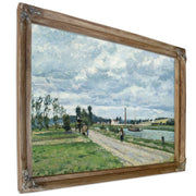 The Banks Of The Oise Near Pontoise by Camille Pissarro