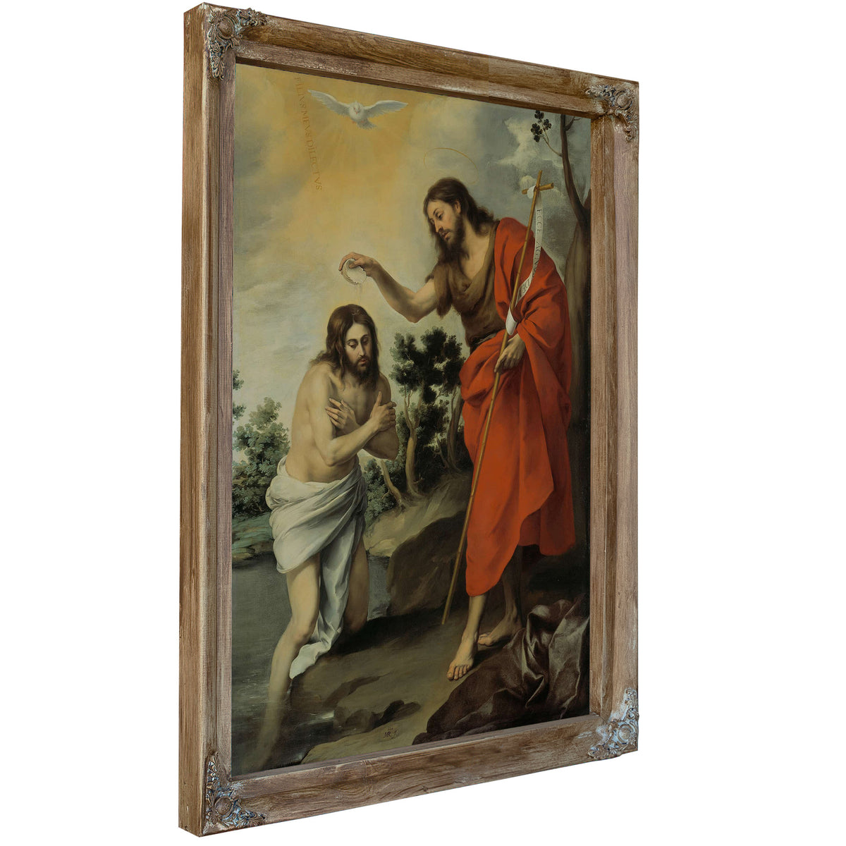 The Baptism Of Christ by Bartolome Esteban Murillo
