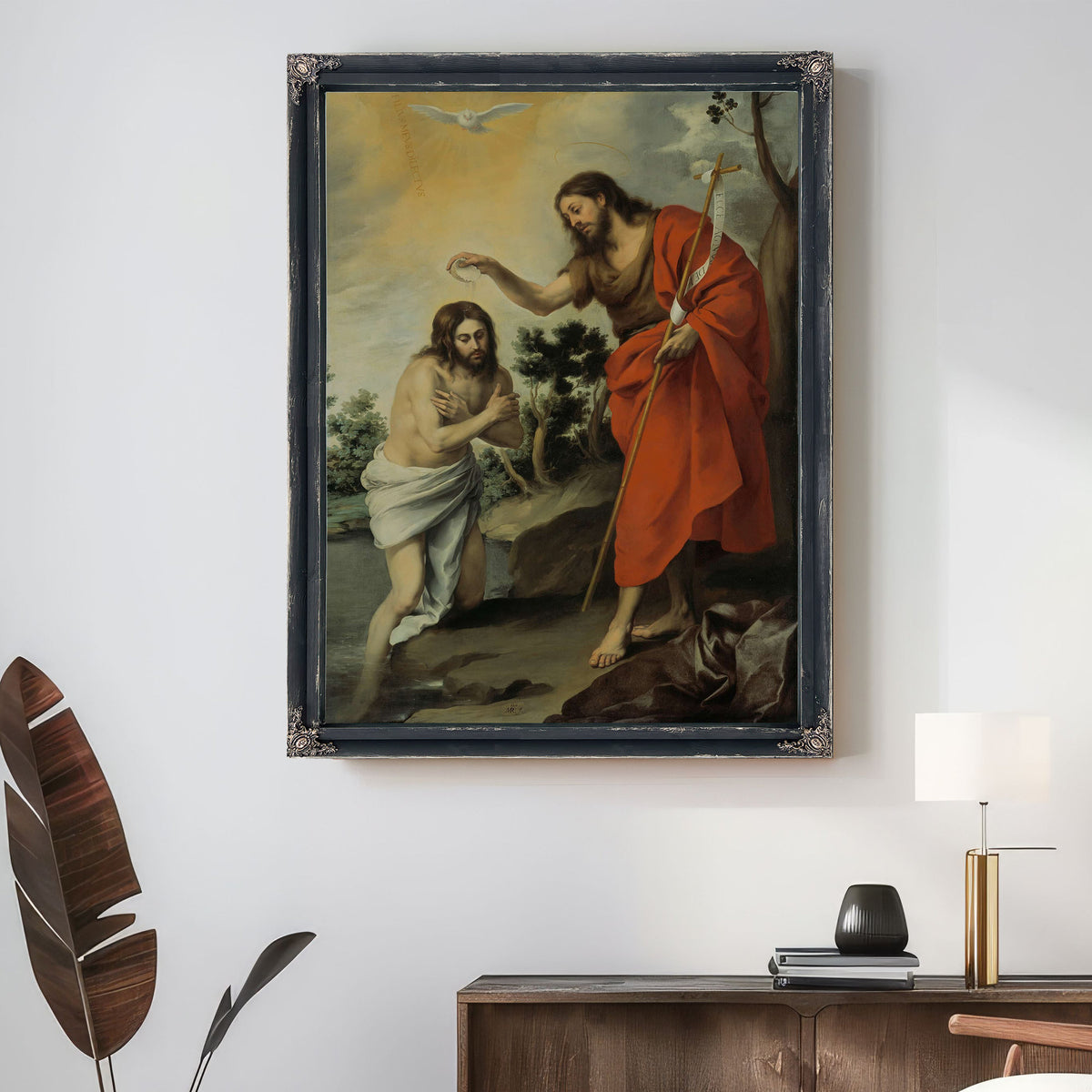 The Baptism Of Christ by Bartolome Esteban Murillo