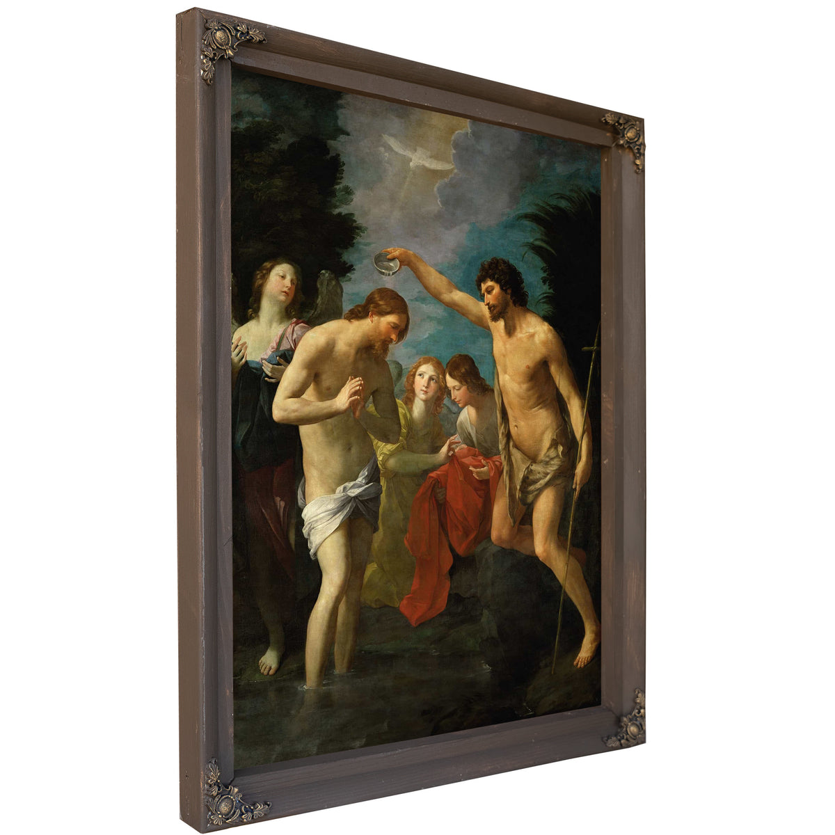 The Baptism Of Christ by Guido Reni