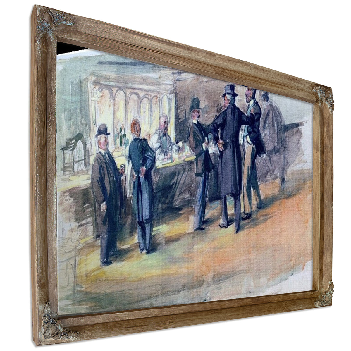 The Bar At Mcsorleys 1908 By Everett Shinn