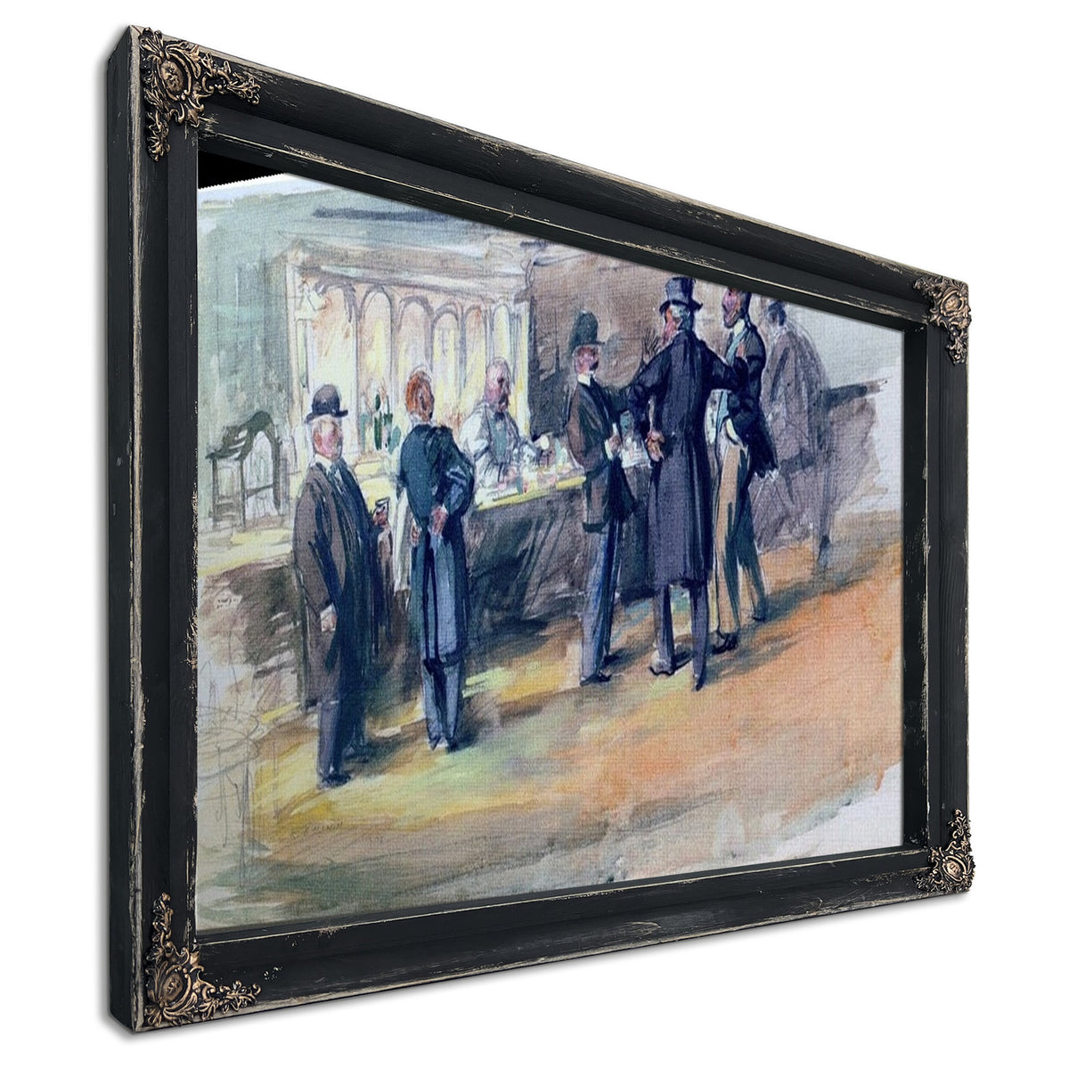 The Bar At Mcsorleys 1908 By Everett Shinn
