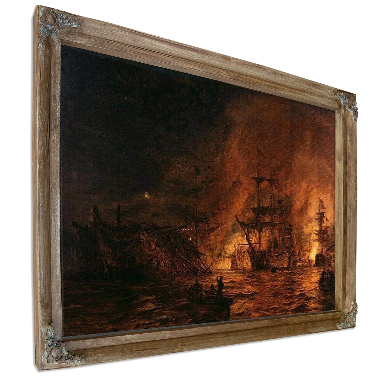The Battle Of The Nile By William Lionel Wyllie