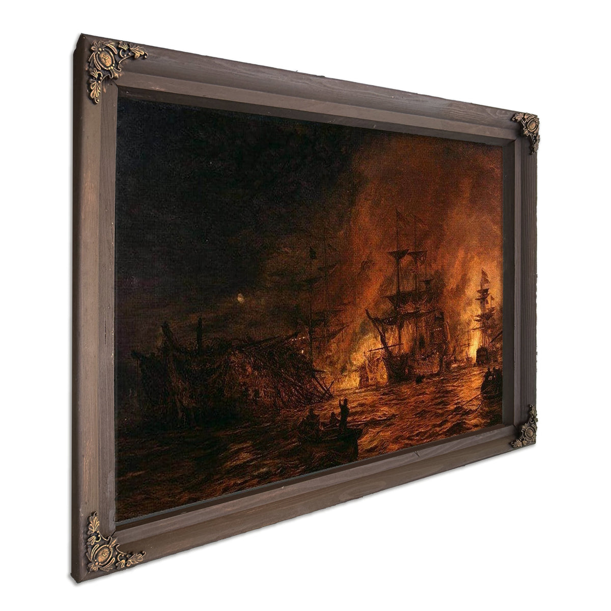 The Battle Of The Nile By William Lionel Wyllie