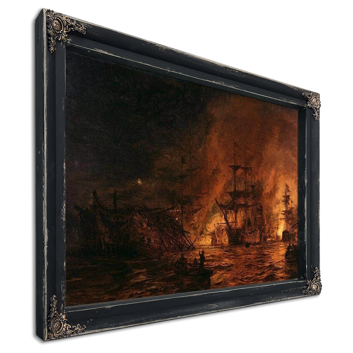 The Battle Of The Nile By William Lionel Wyllie