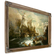The Battle Of Trafalgar By William Lionel Wyllie