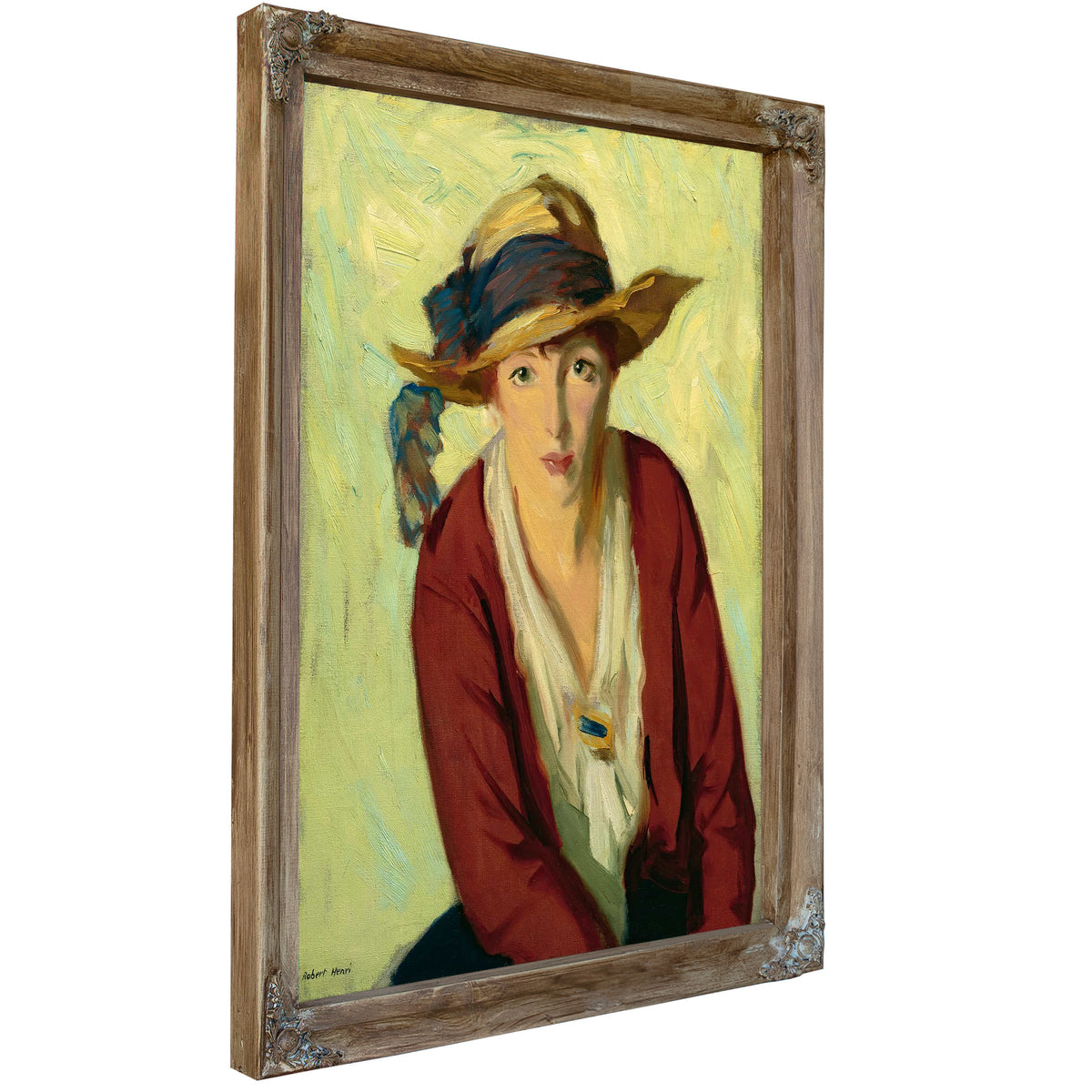 The Beach Hat by Robert Henri