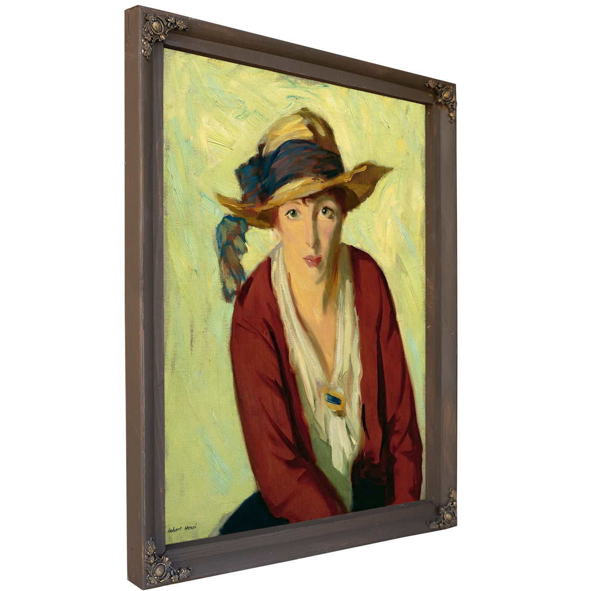 The Beach Hat by Robert Henri
