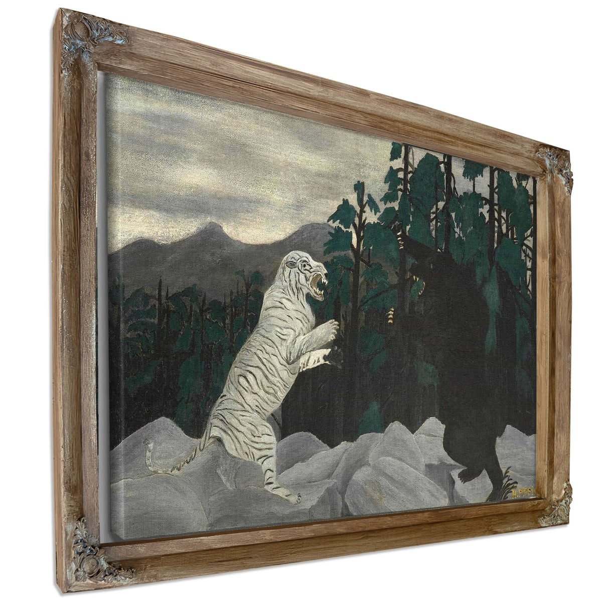 The Blue Tiger by Horace Pippin