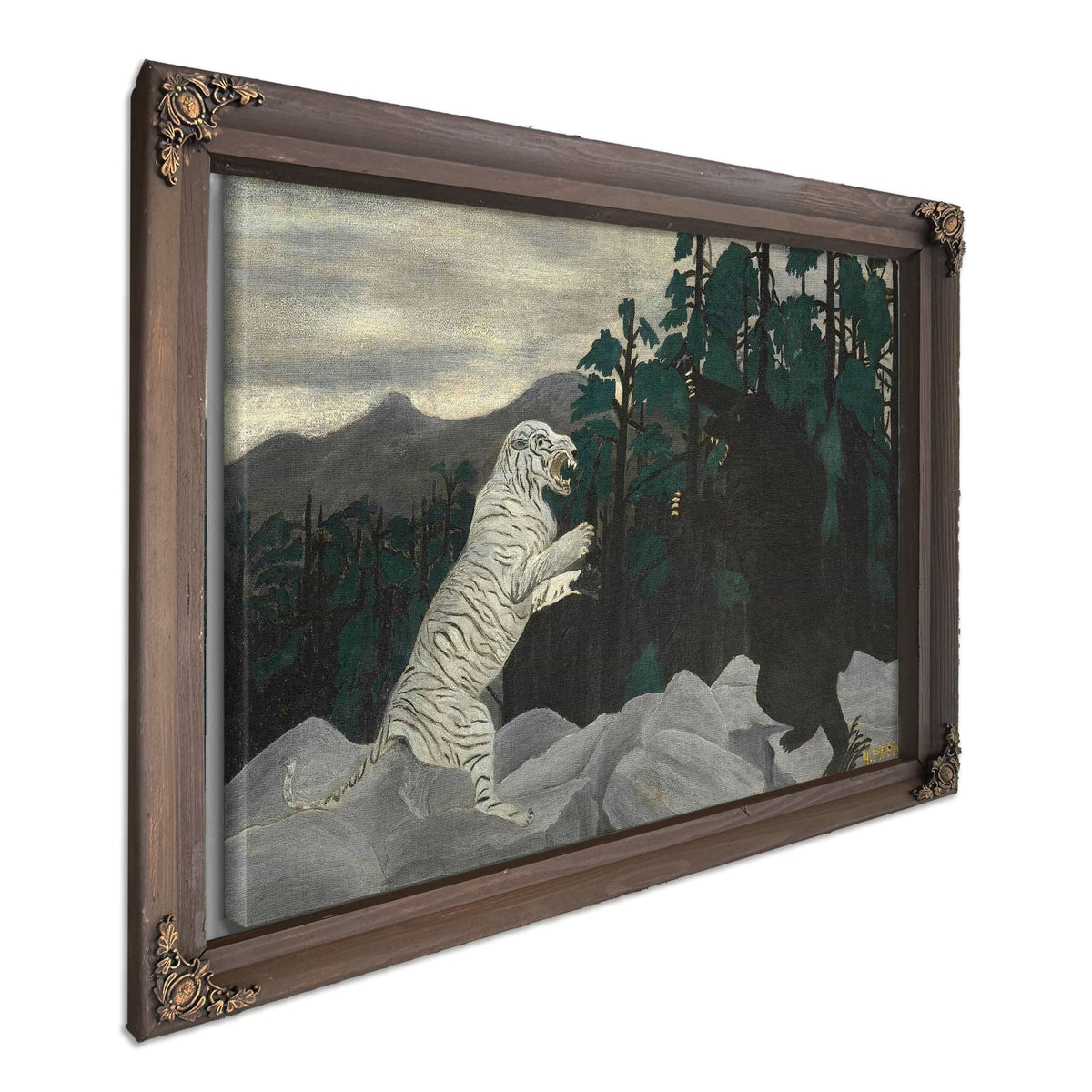 The Blue Tiger by Horace Pippin