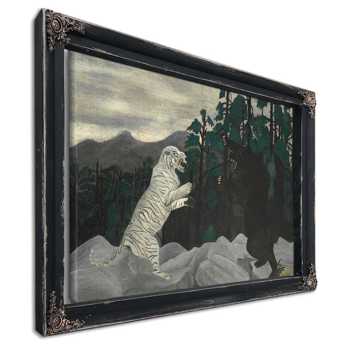 The Blue Tiger by Horace Pippin