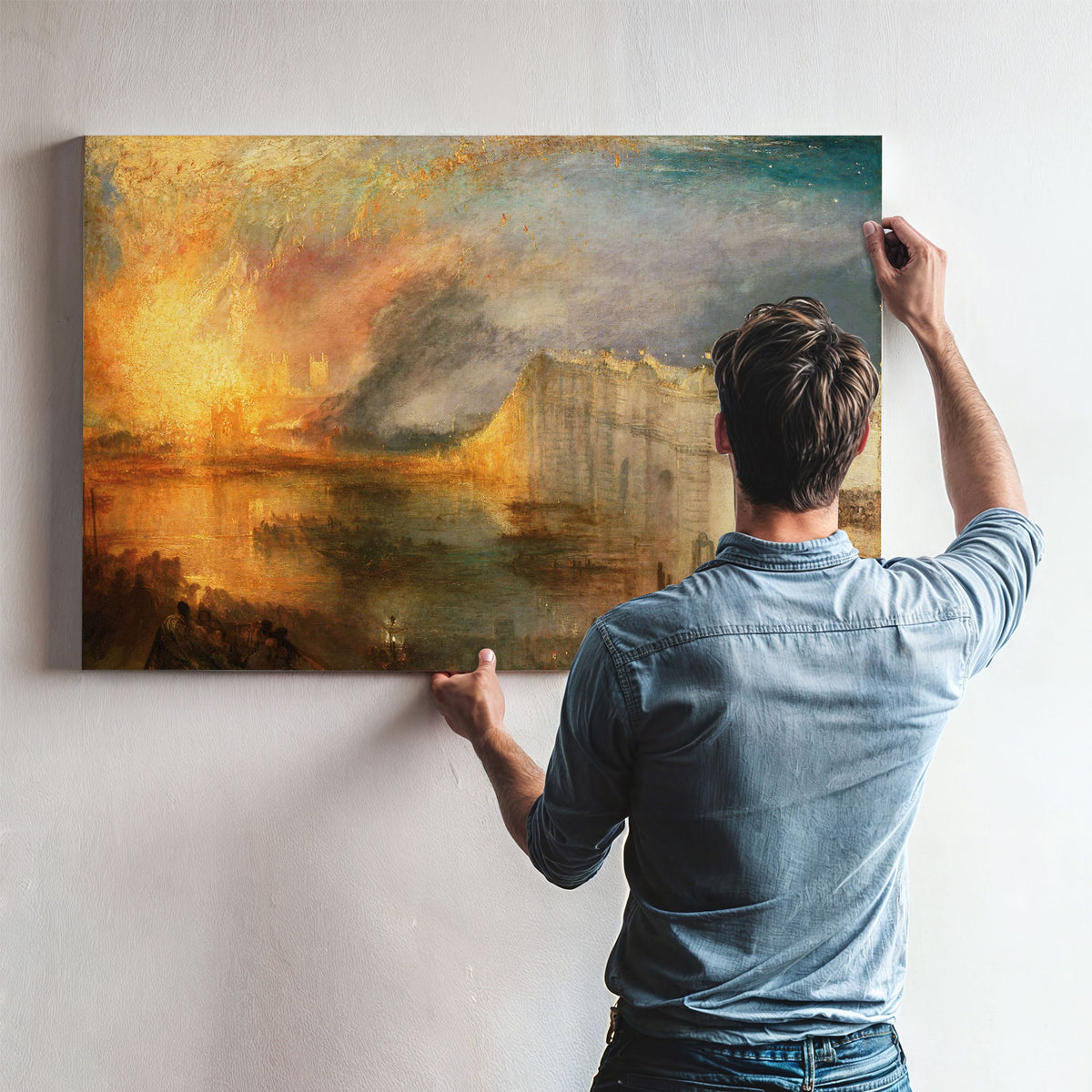 The Burning Of The Houses Of Lords And Commons October by Joseph Mallord William Turner