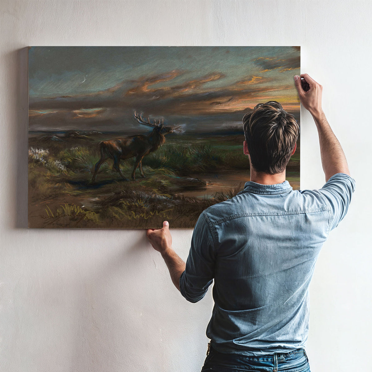 The Call Of The Stag S by Rosa Bonheur