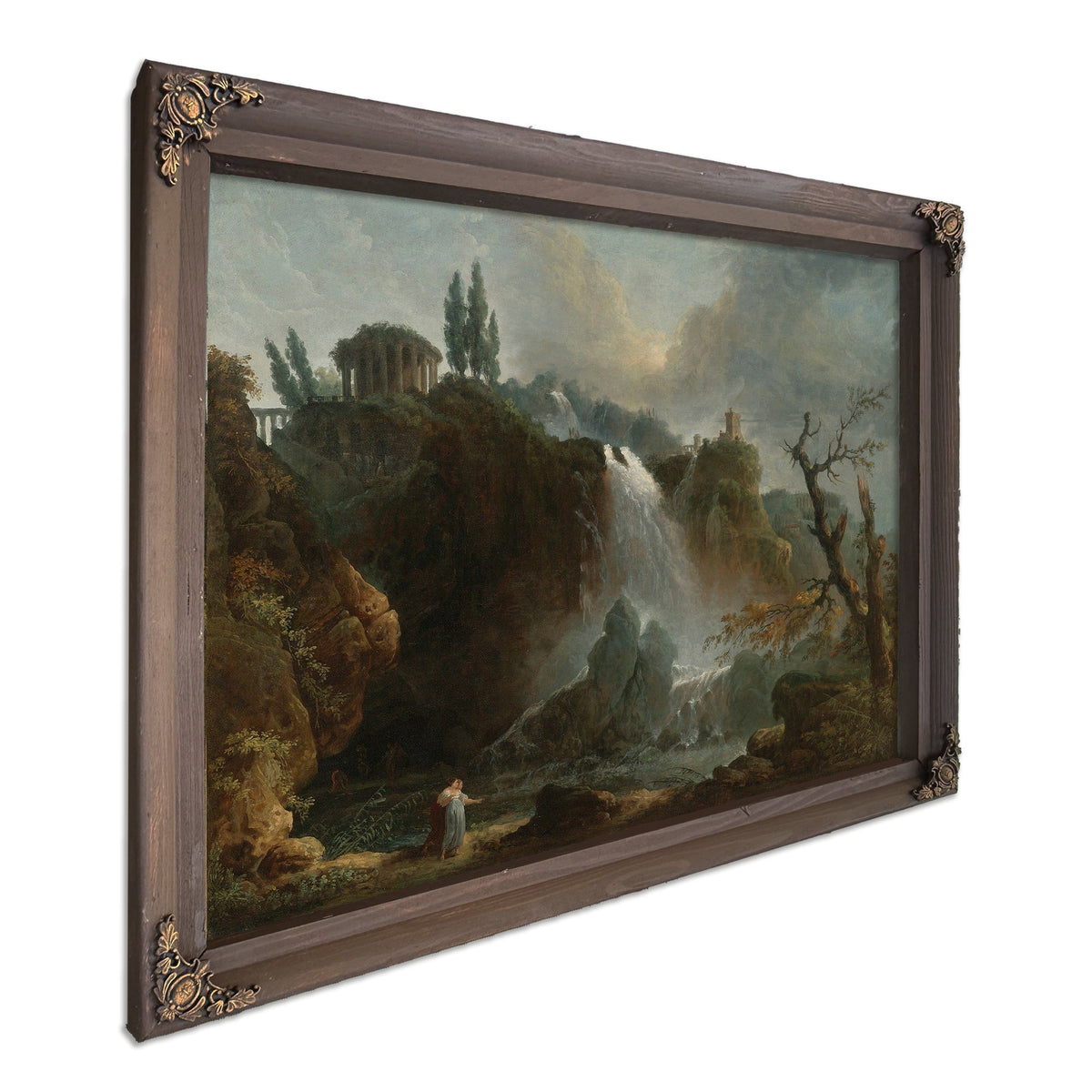 The Cascades At Tivoli by Hubert Robert