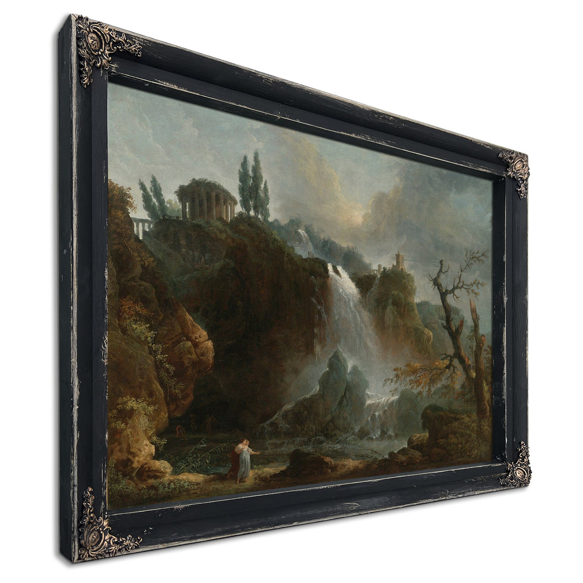 The Cascades At Tivoli by Hubert Robert