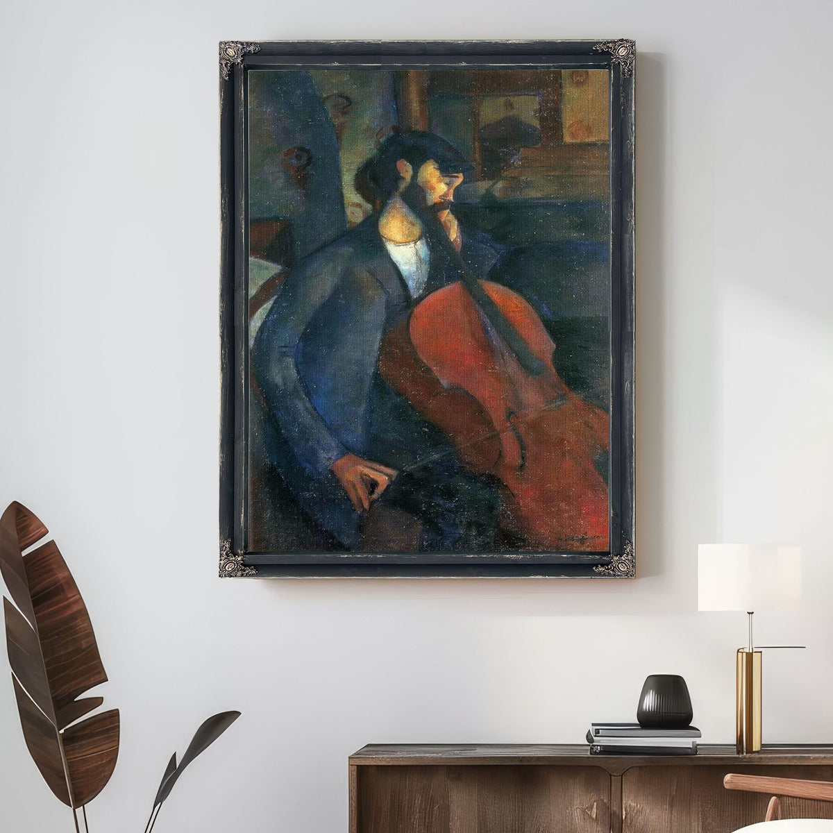 The Cellist 1909 By Amedeo Modigliani