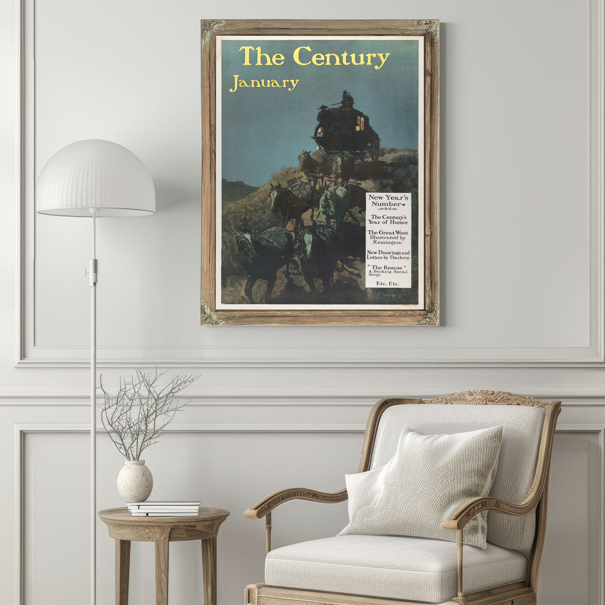 The Century New Years Number January by Frederic Remington