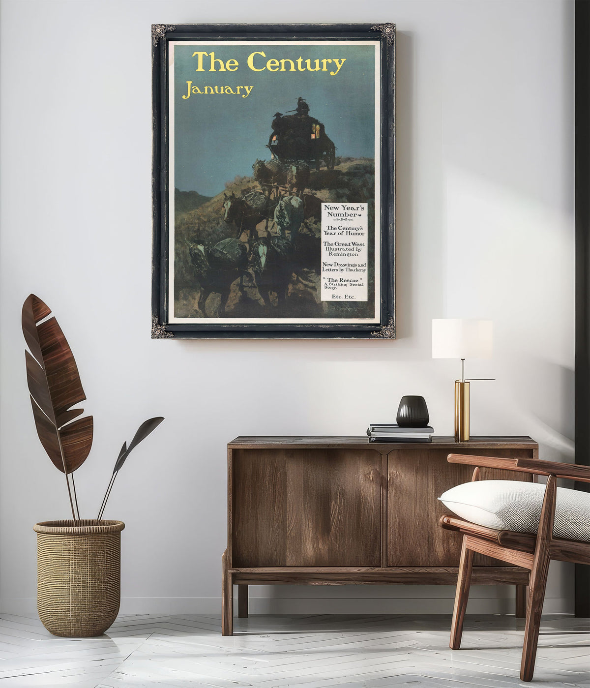 The Century New Years Number January by Frederic Remington