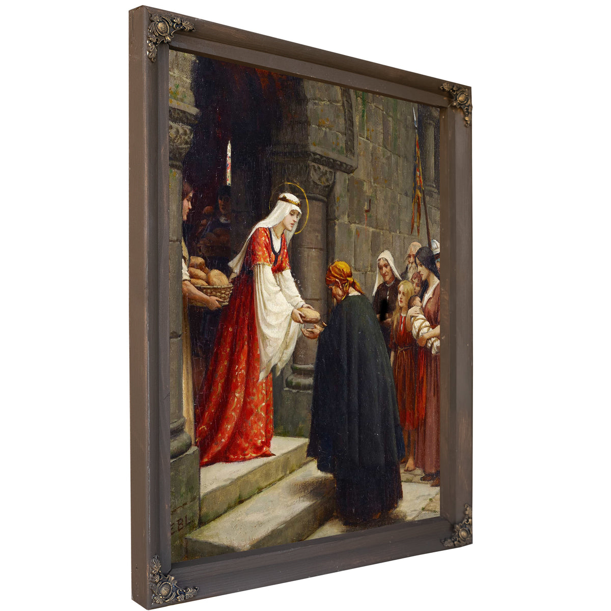 The Charity Of Saint Elizabeth Of Hungary by Edmund Blair Leighton