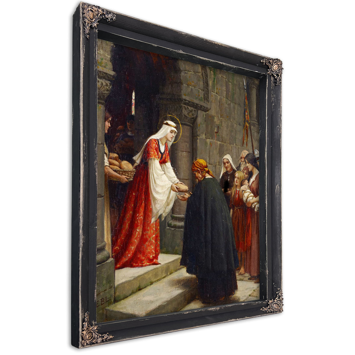 The Charity Of Saint Elizabeth Of Hungary by Edmund Blair Leighton