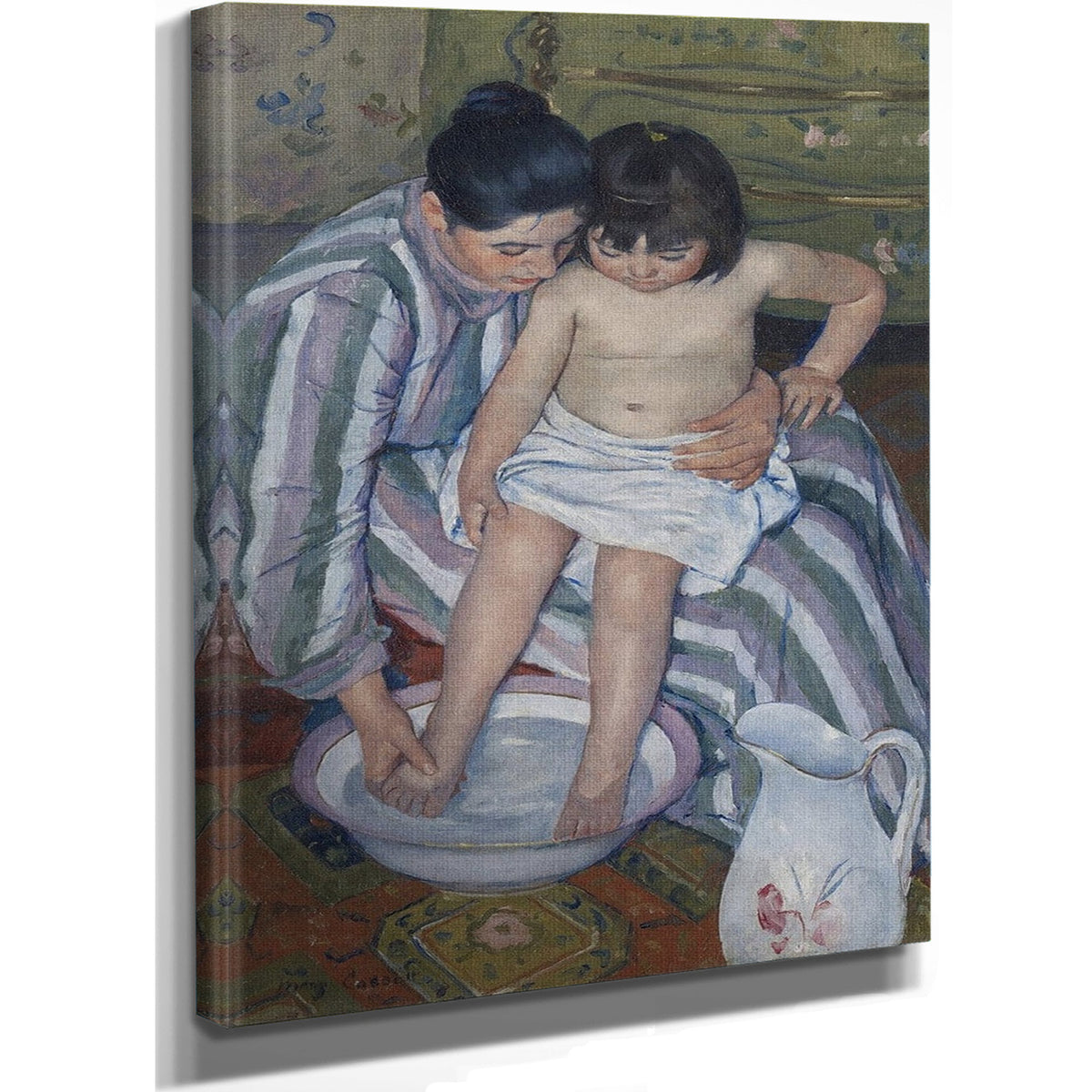 The Child's Bath By Mary Cassatt