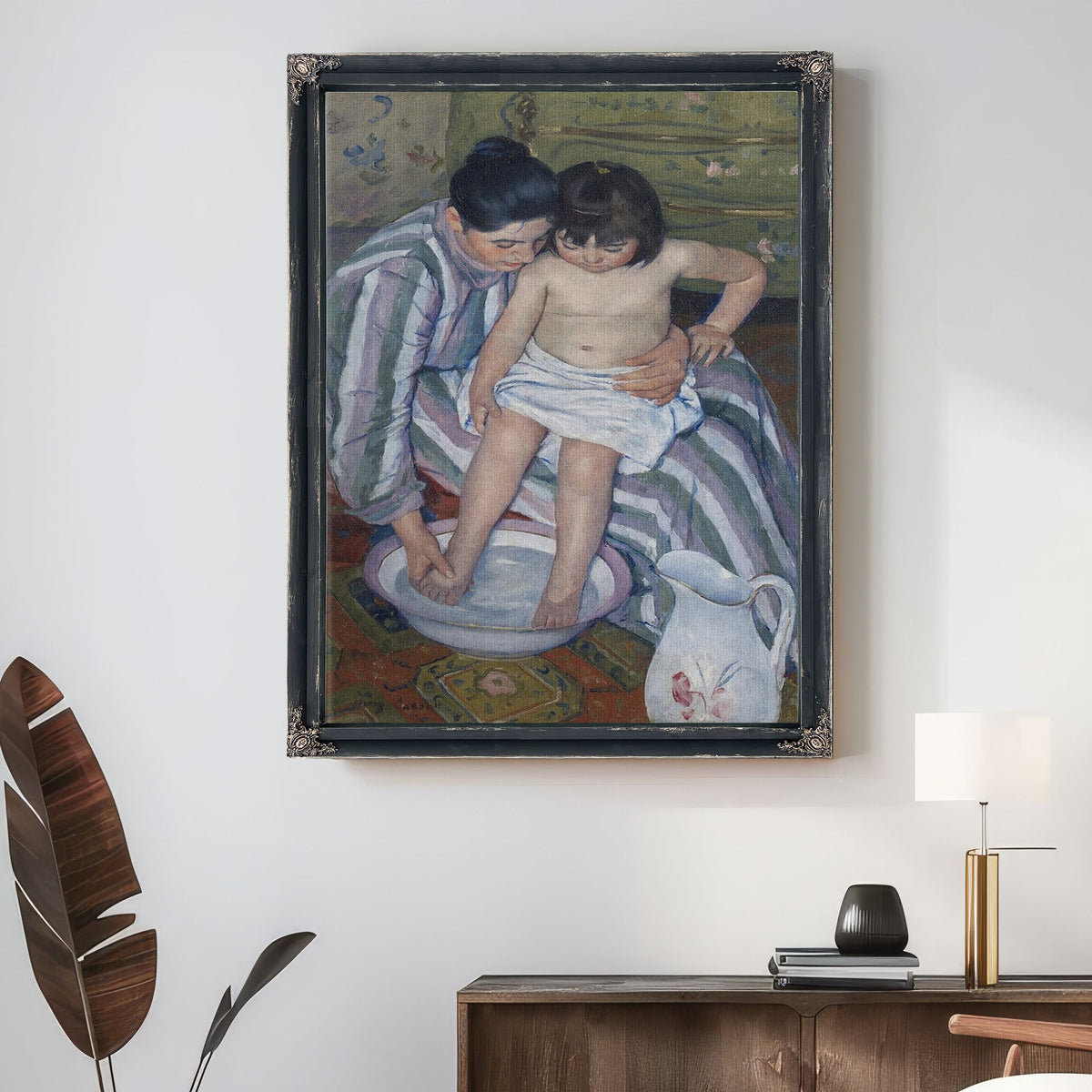 The Child's Bath By Mary Cassatt