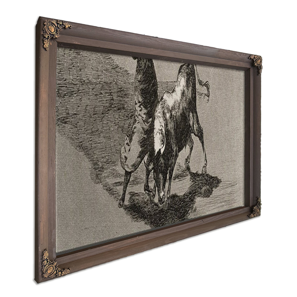 The Clever 'Student Of Falces' Infuriates The Bull By Moving About Wrapped In His Cloak Plate 14 From La Tauromaquia (The Art Of Bullfighting) By Francisco De Goya
