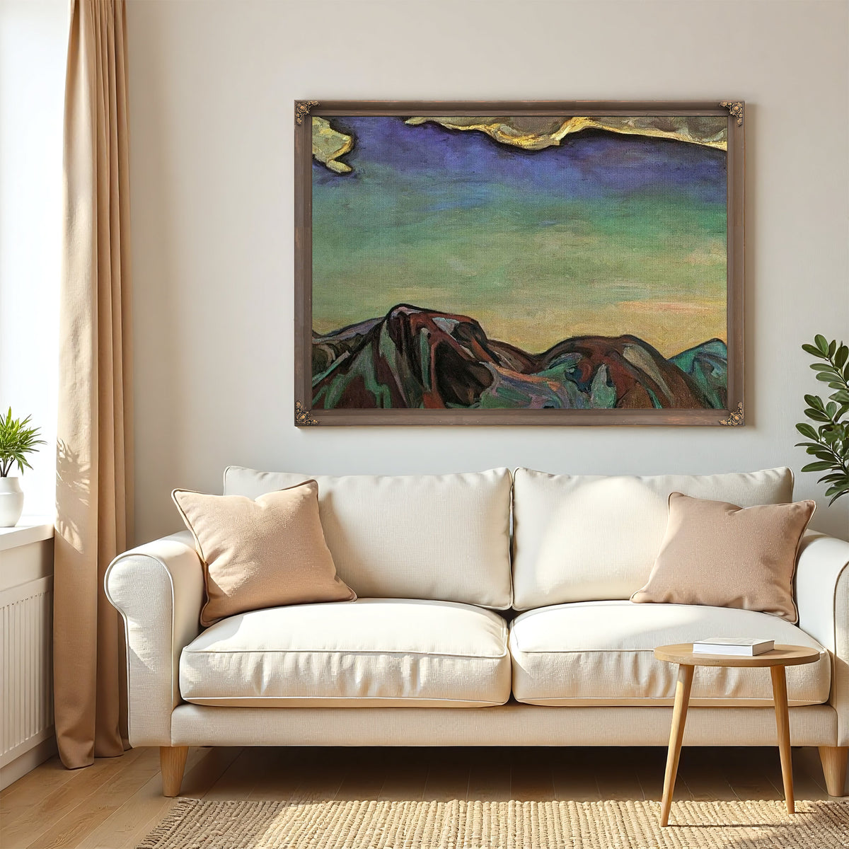 The Cloud Red Mountain By Fh Varley