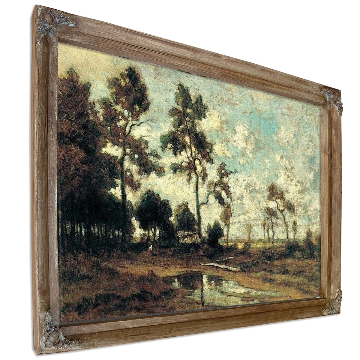 The Colliers Hut In The Forest Of Fontainebleau 1855 By Theodore Rousseau