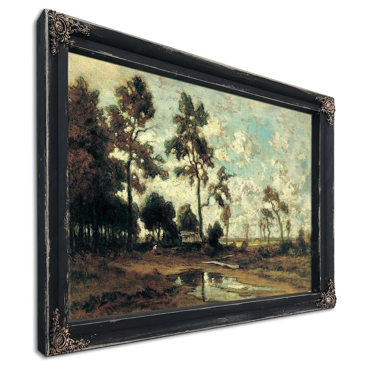The Colliers Hut In The Forest Of Fontainebleau 1855 By Theodore Rousseau