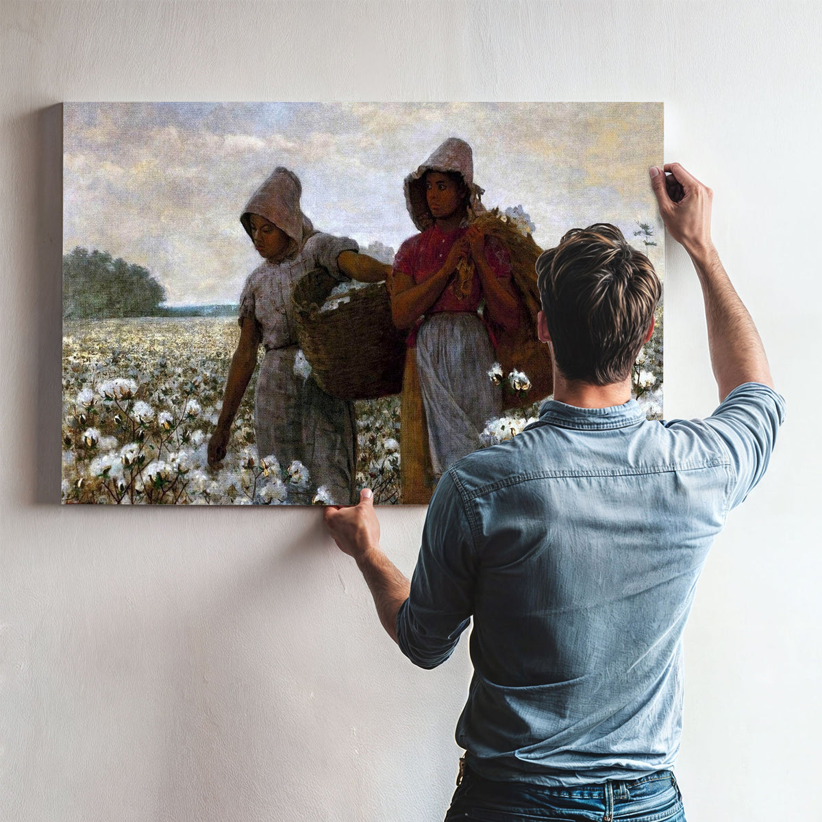 The Cotton Pickers Painting Winslow Homer Canvas Art