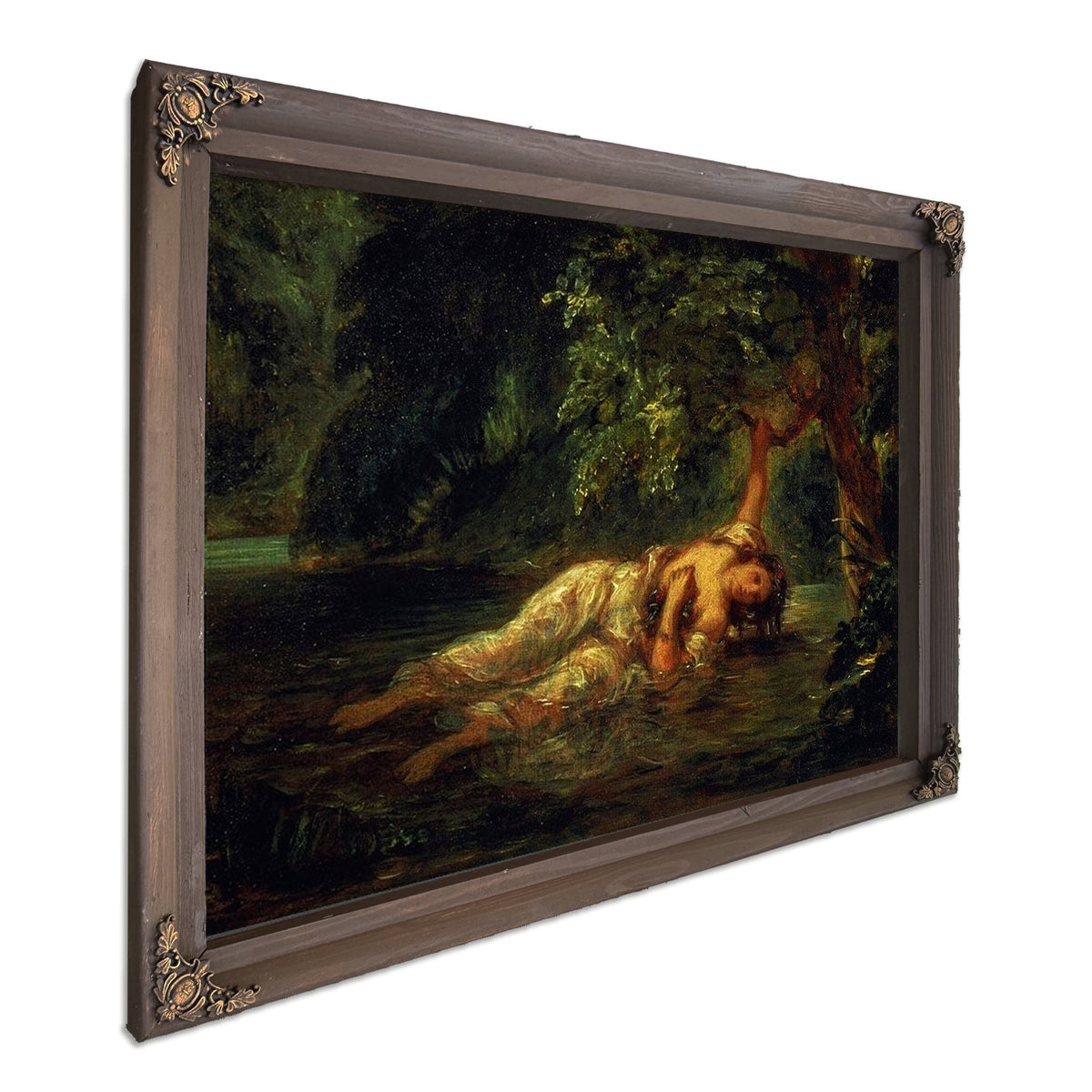 The Death Of Ophelia By Ferdinand Victor Eugene Delacroix