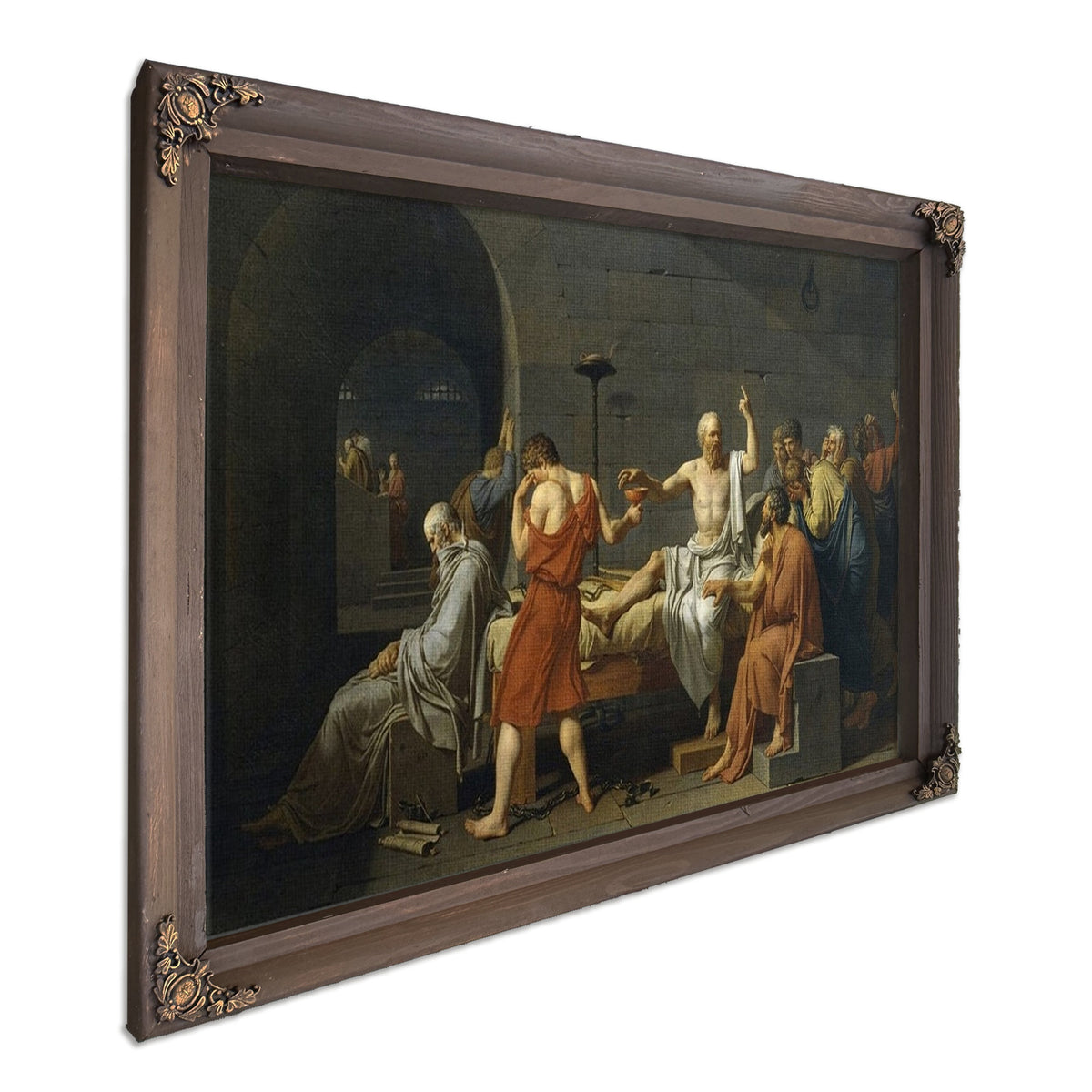The Death Of Socrates 1 By Jacques Louis David