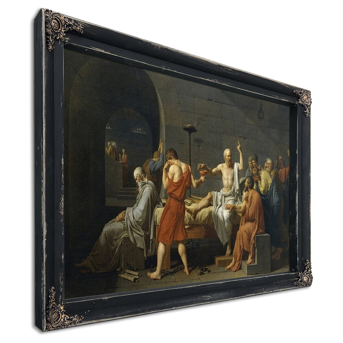 The Death Of Socrates 1 By Jacques Louis David