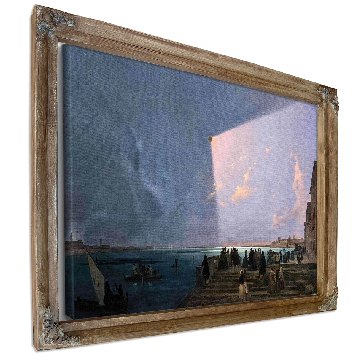 The Eclipse Of The Sun In Venice July S by Ippolito Caffi