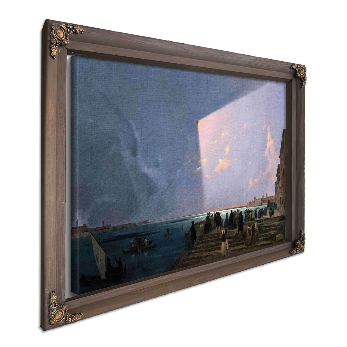 The Eclipse Of The Sun In Venice July S by Ippolito Caffi