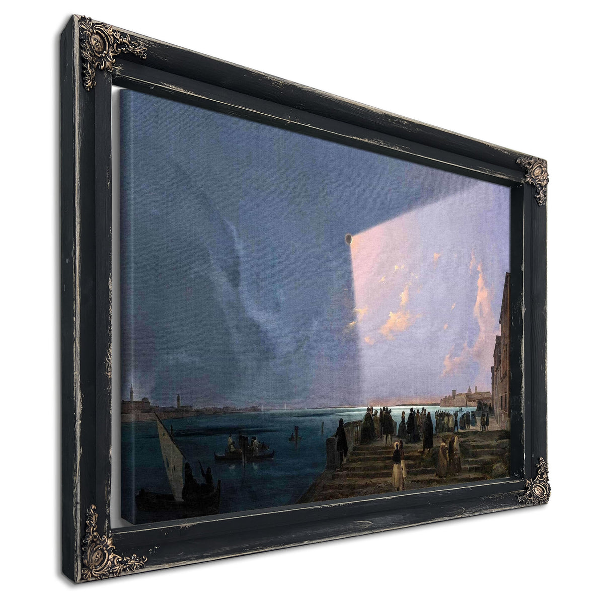 The Eclipse Of The Sun In Venice July S by Ippolito Caffi