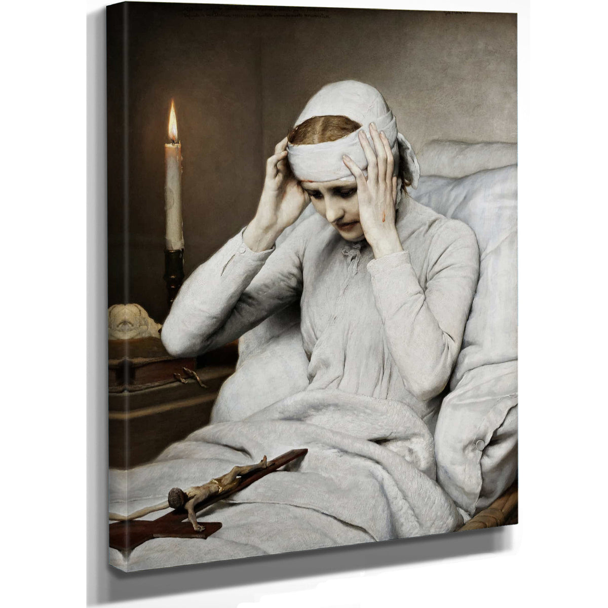 The Ecstatic Virgin Anna Katharina Emmerich by Gabriel Von Max