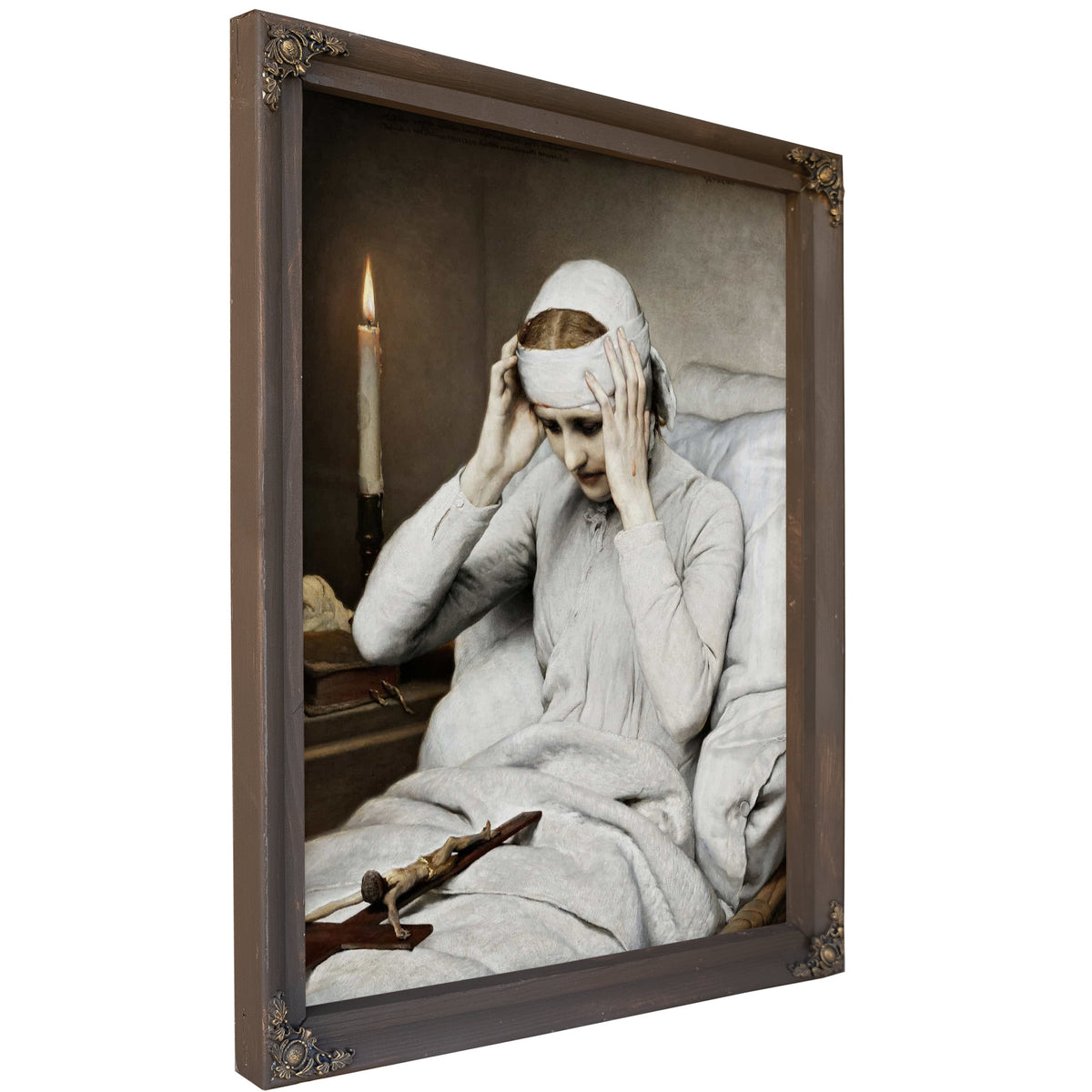 The Ecstatic Virgin Anna Katharina Emmerich by Gabriel Von Max