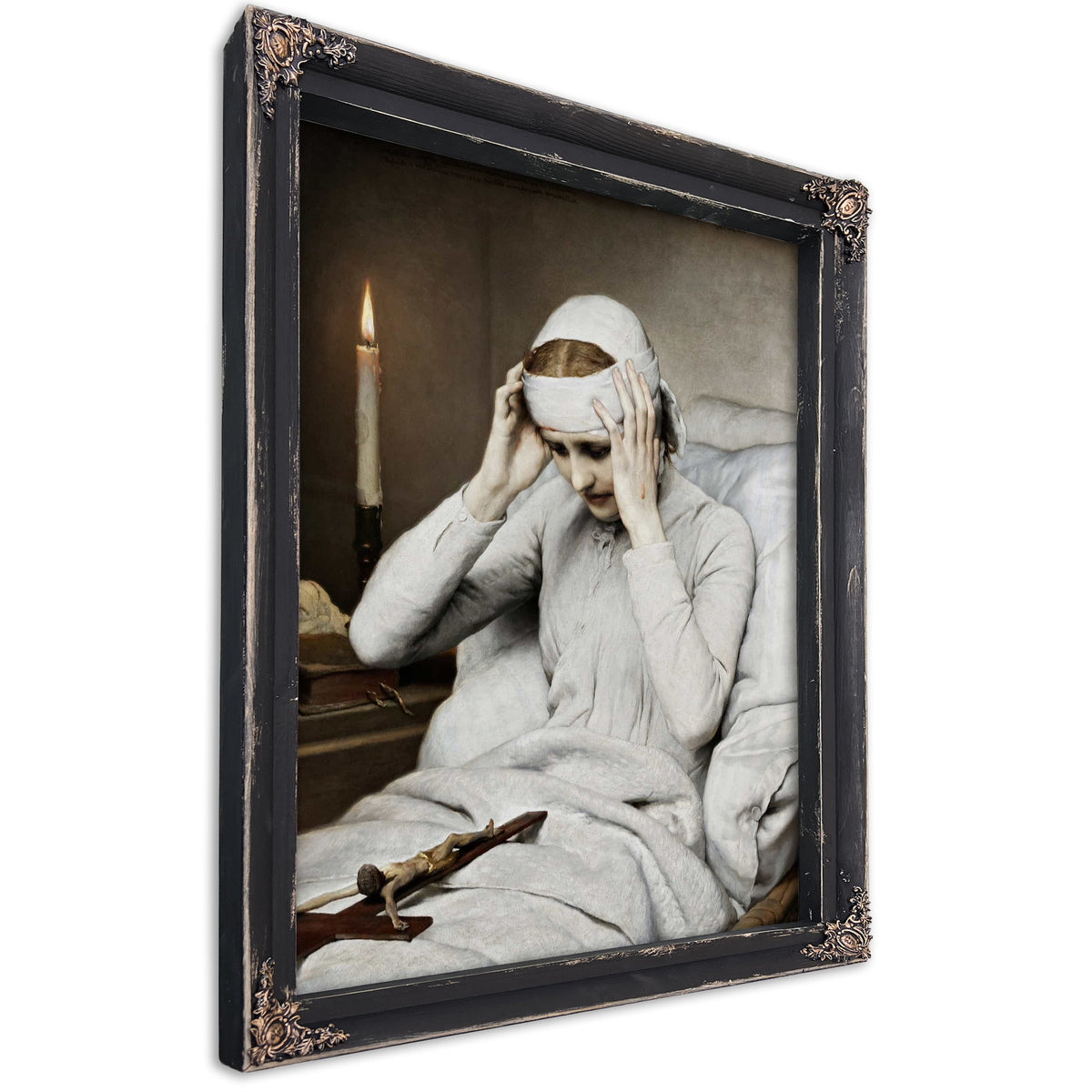 The Ecstatic Virgin Anna Katharina Emmerich by Gabriel Von Max