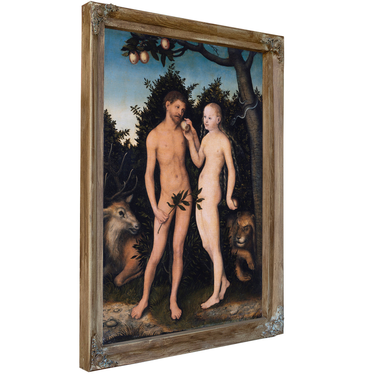 Adam Eve Paradise Fall By Lucas Cranach the Elder
