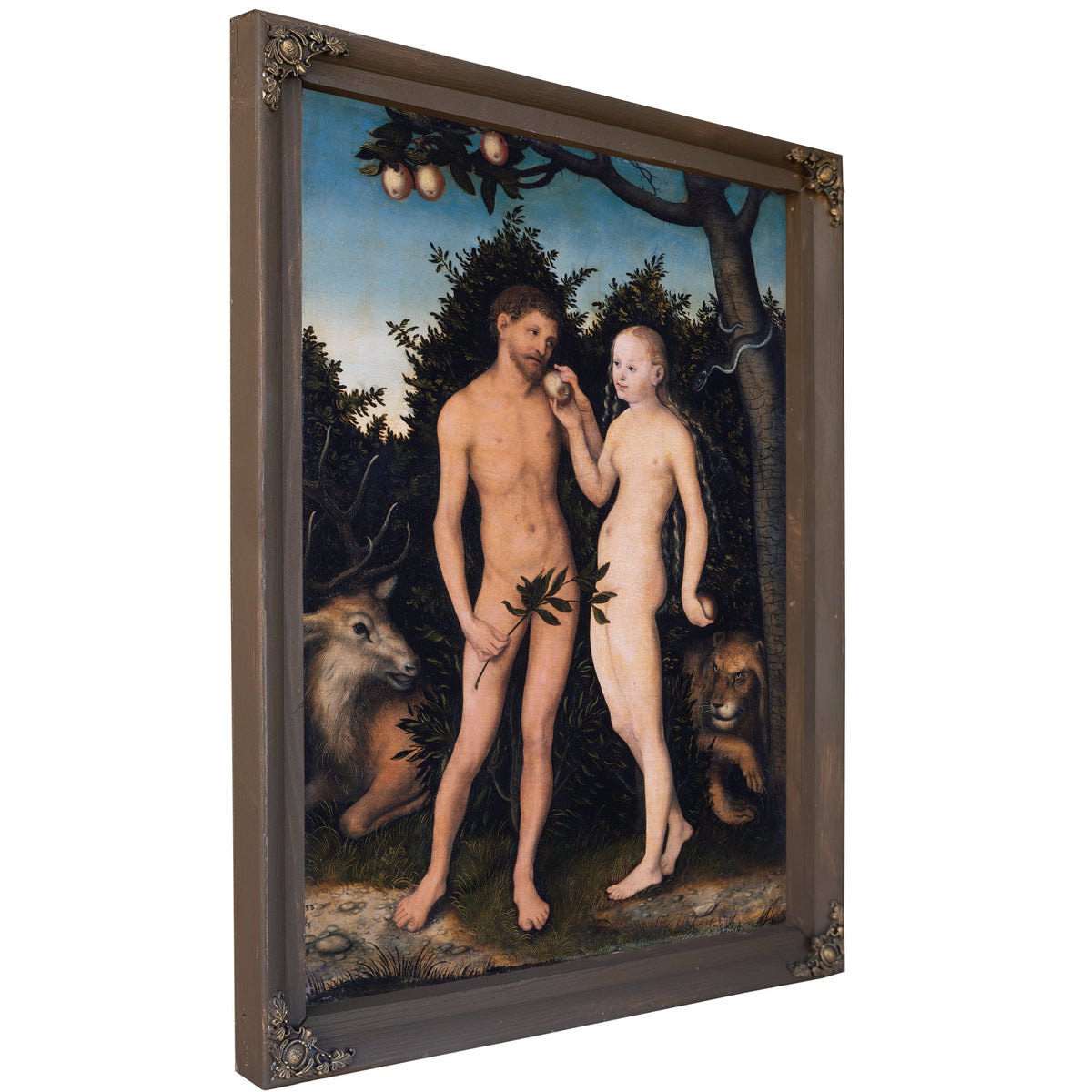 Adam Eve Paradise Fall By Lucas Cranach the Elder