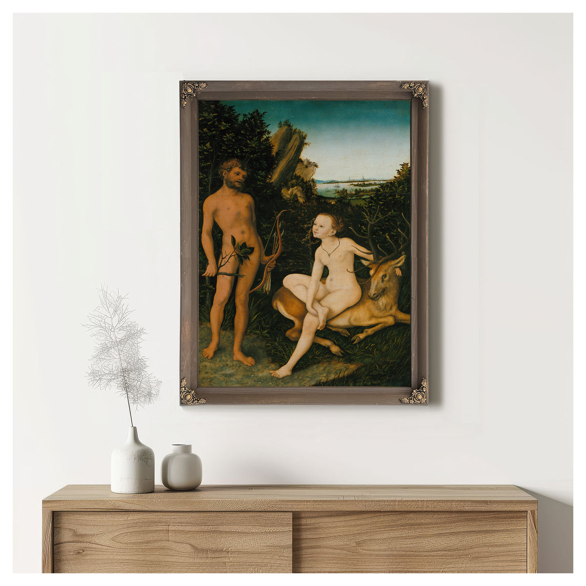 Apollo Diana By Lucas Cranach the Elder