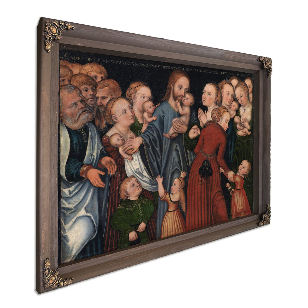 Christ Blessing Children By The Elder
