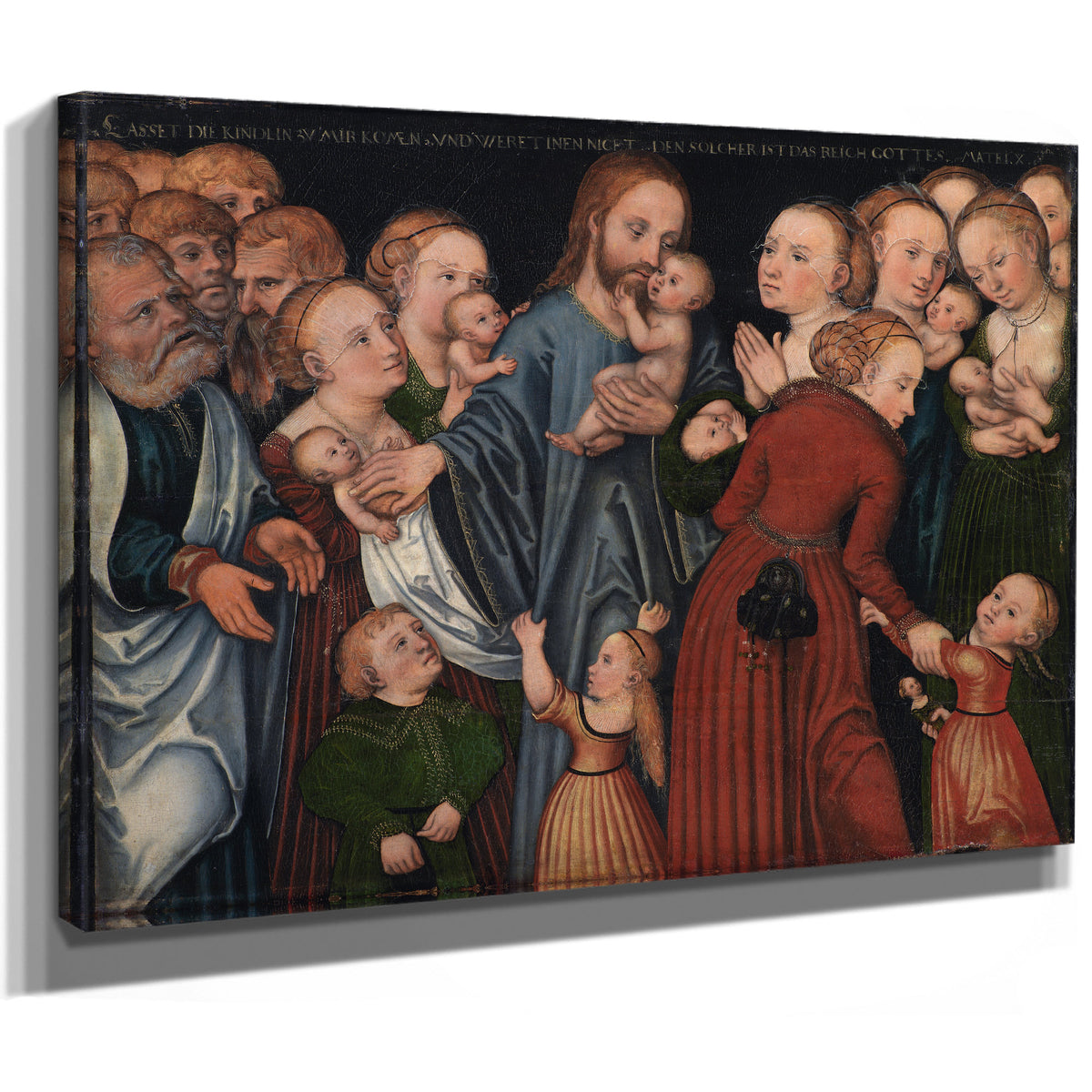 Christ Blessing Children By The Elder
