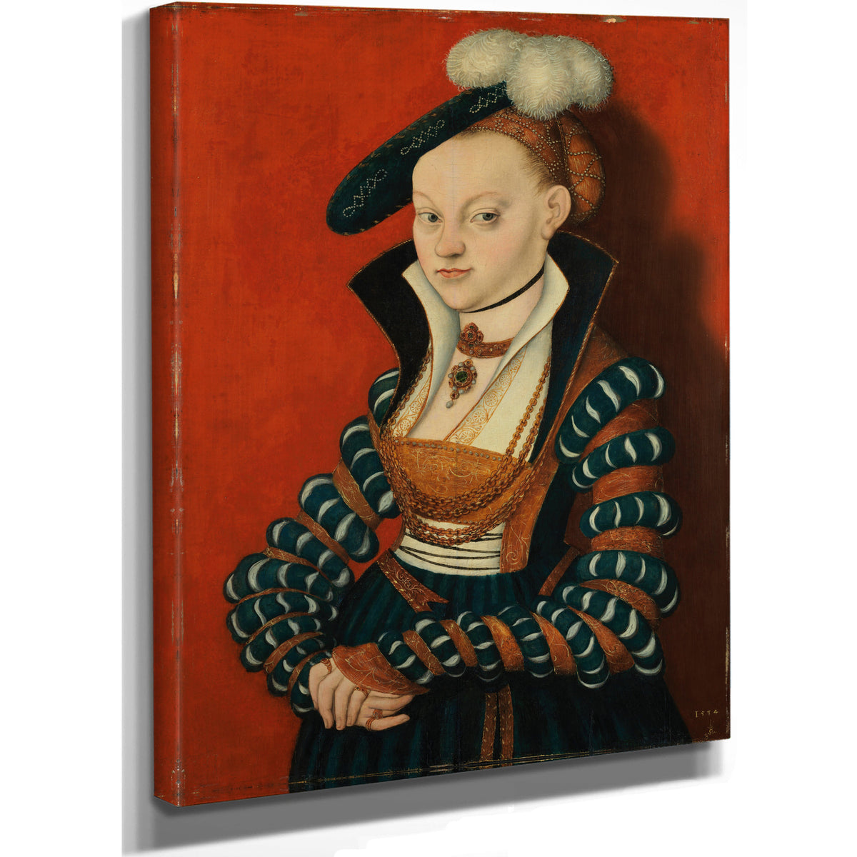 Portrait Christiane Eulenau By Lucas Cranach the Elder