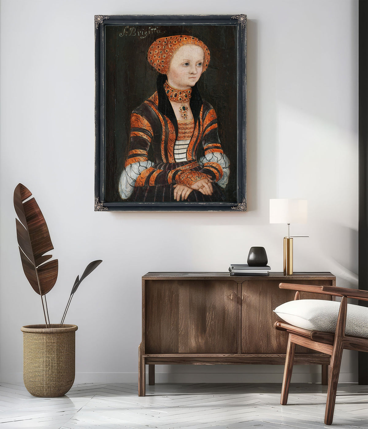 Portrait St Bridget Sweden By Lucas Cranach the Elder
