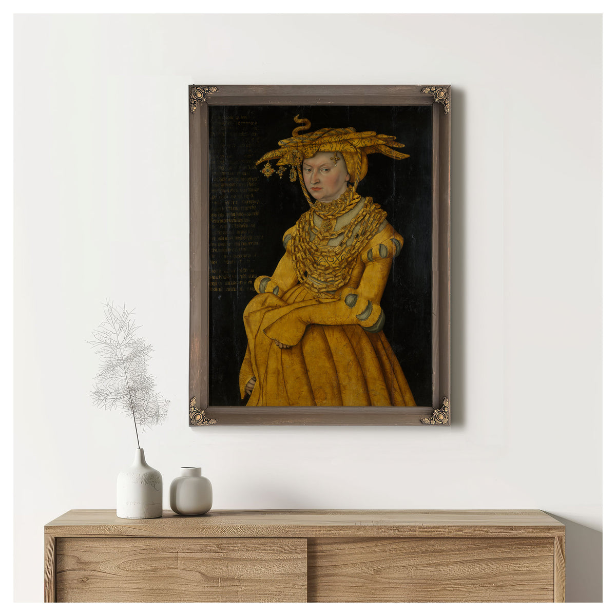 Portrait the Duchess Catherine By Lucas Cranach the Elder