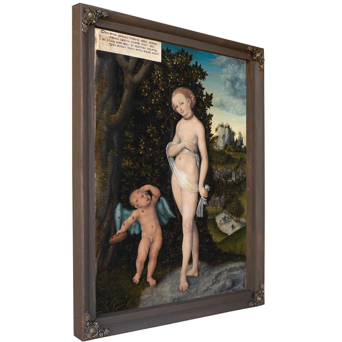 Venus Cupid Stealing Honey By Lucas Cranach the Elder