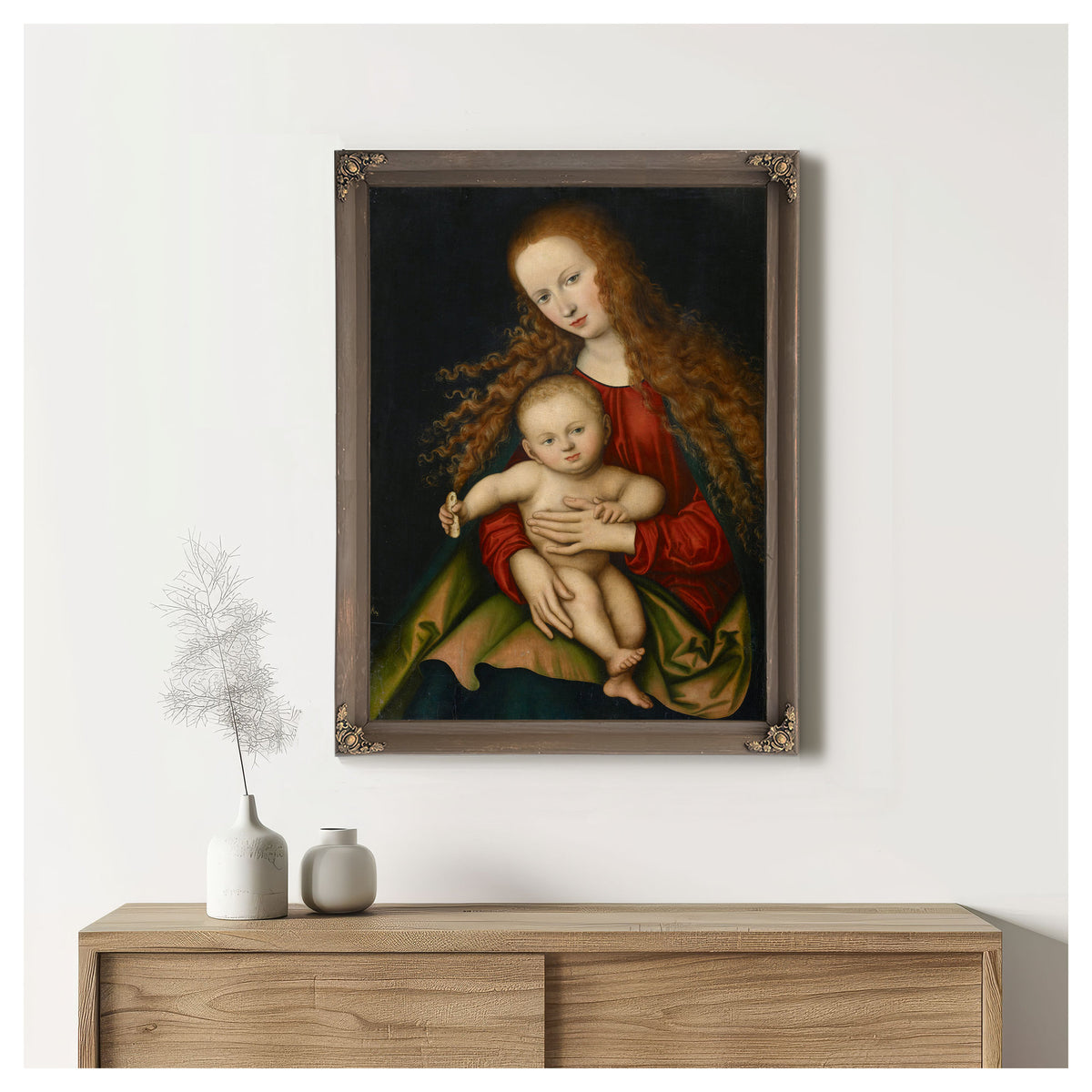 Virgin Child 02 By Lucas Cranach the Elder